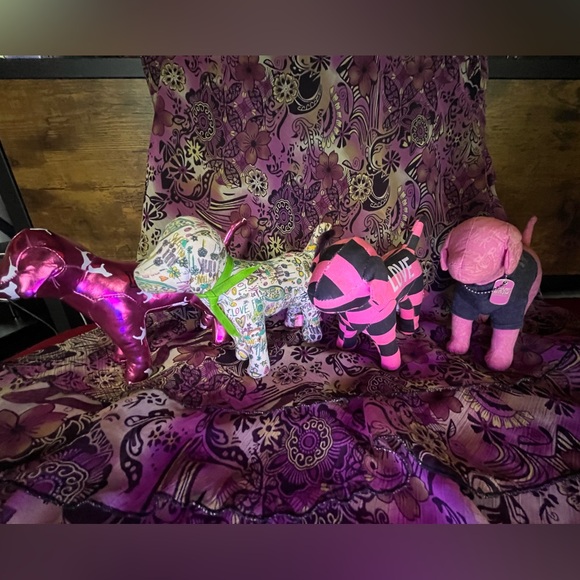 Vintage PINK Victoria’s Secret Dog plush’s - Picture 3 of 7